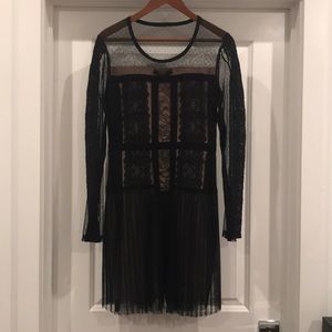 NEW BCBG black lace dress